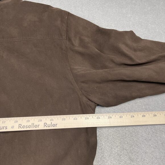 VTG Weatherproof Shacket Jacket Mens Medium Brown US Open 2004 Shinnecock Hills - Picture 12 of 13